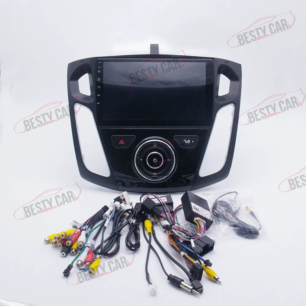 Clearance 9" Android 9.0 Car Multimedia Player Stereo Radio GPS for Ford Focus 2012~2017 Navigation 2.5D+IPS Bluetooth WIFI A2DP DVR 5