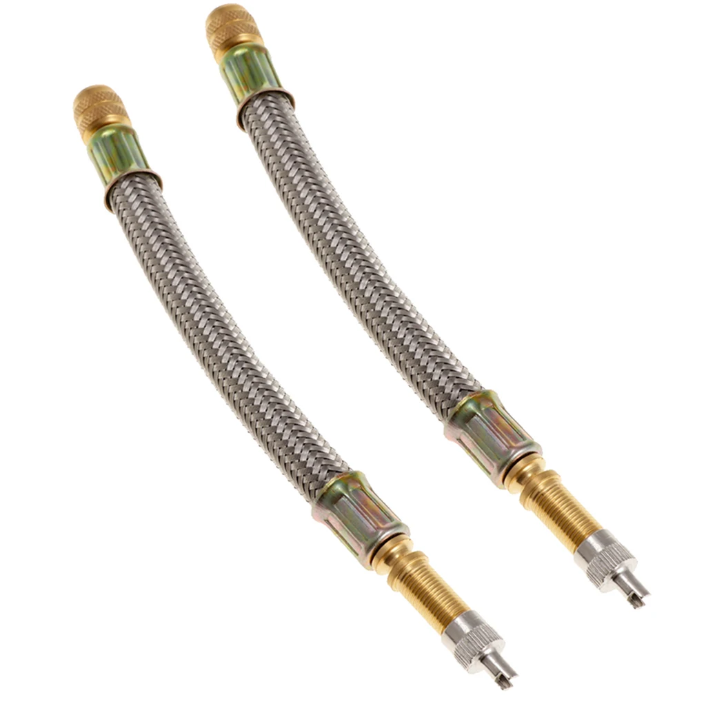 2X 150mm Length Auto Car Truck Bus Wheel Tire Tyre Valve Extension Adaptor 2X 150mm Length Auto Car Truck Bus Wheel Tire Tyre Valve Extension Adaptor