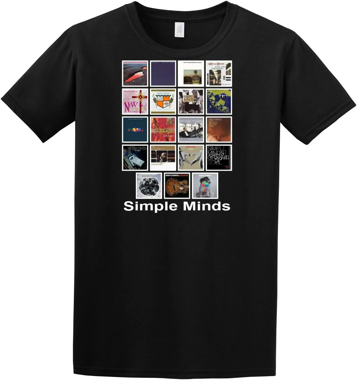 

SIMPLE MINDS SHORT SLEEVE CREW NECK VARIOUS COLOURS TSHIRTS
