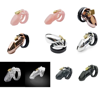 5 Colors CB6000S Short CB6000 Long Chastity Device With 5 size Penis Ring Cock Cage,Cock Ring,Chastity Lock Belt, Adult Game 1