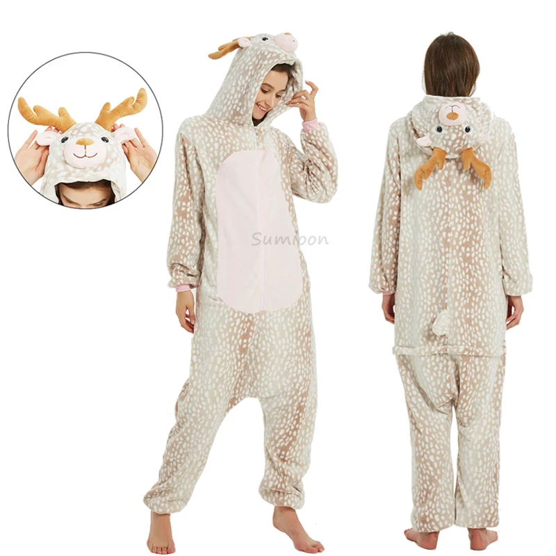 Kigurumi Пижама для взрослых животных Единорог динозавр Onesie женские и мужские для мальчиков и девочек пара зимний Пижамный костюм, Ночная Рубашка Фланелевая Пижама