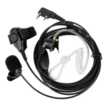 TK Air Guide with Bar Headphones Microphone Finger PTT Headphones