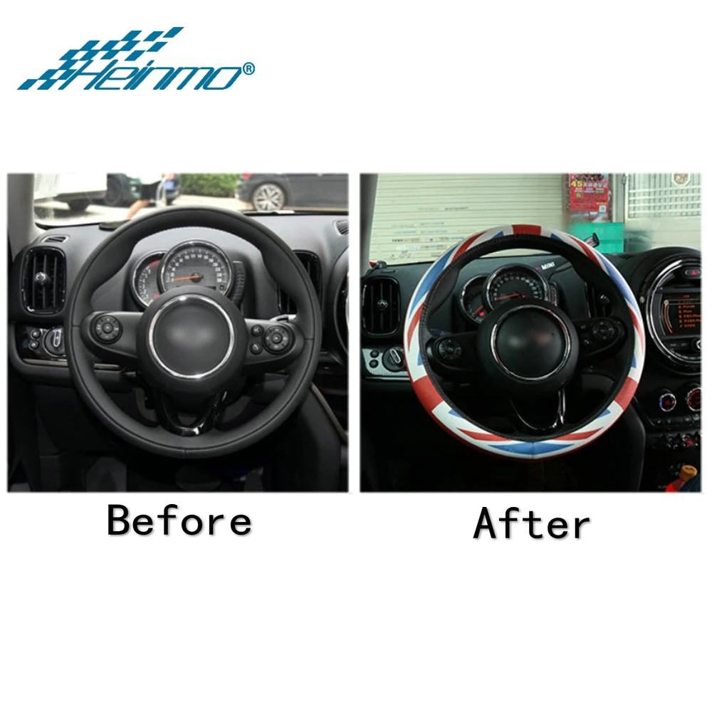 Для MINI Cooper F60 F56 F54 F55 F57 Авто противоскользящая крышка рулевого колеса эластичные ступицы для MINI Cooper R60 R56 R55 R57 R58 R59 R61