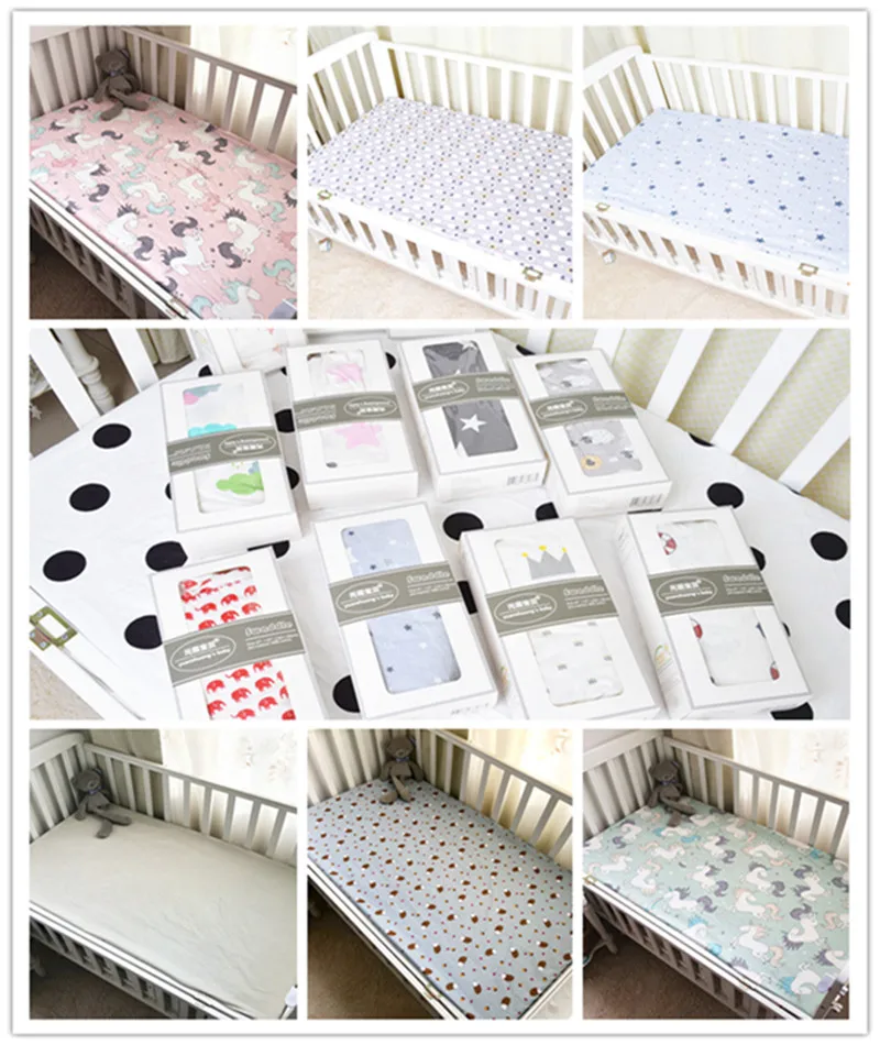 baby bed fitted sheets