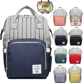 

2019 Mummy Striped Maternity Nappy Bag Large Capacity Baby Bag Bolsa Maternidade Designer Nursing Bag For Mother Baby Diaper