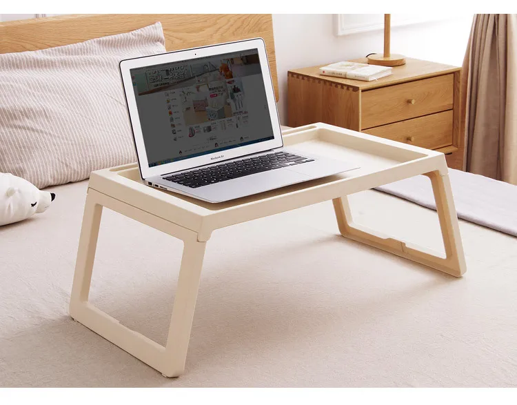 Креативный стол для ноутбука, простой складной стол для кровати, студенческий стол, пластиковый стол для компьютера, подставка для ноутбука, стол для кровати