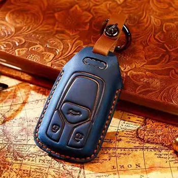 Custodia portachiavi per Auto custodia portachiavi per Audi a1 a3 8v a4 b9 a5 a6 c7 q3 q5 q7 tt supporto Shell Auto portachiavi proteggi Set accessori