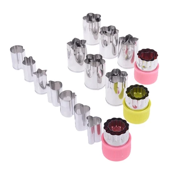 

1 Set Cutter Mold Vegetable Fruit Flowers Cartoon Cutter Mold Stainless Steel Cake Cookie Biscuit Cutting Shape Tools