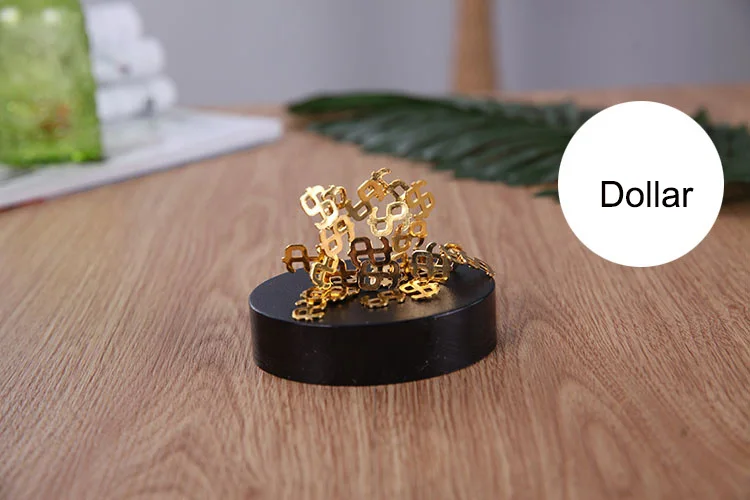 dollar Креативный подарок DIY Набор Магнитных скульптур развивающие игрушки домашний стол украшения для бойфренда дети Человек день рождения iCraft - Цвет: dollar