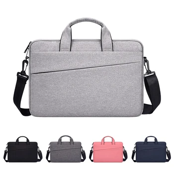 

Business Style Laptop Bag 13.3 14 15.6 inch Waterproof Notebook Bag Sleeve Case For Macbook Air Pro 13 15 Shoulder Handbag Bags