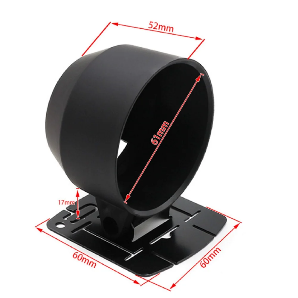 52MM / 60MM Universal One Hole Auto Modified Instrument Meter Rack Car Gauge Cup Pod Holde for 2-Inch/2.5-Inch Single Hole car meters holder,car cup holder
