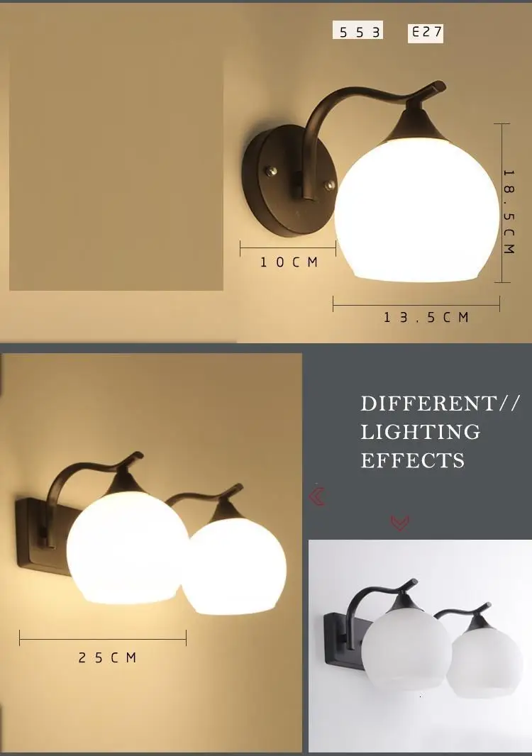 Современный домашний декоративный светильник для спальни Wandlampe, светильник для спальни с аппликацией Murale, настенный светильник для интерьера