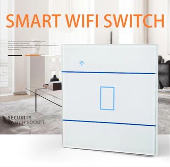 

90-250V 2000W WiFi Smart Switch EWeLink APP 86 Model Panel Switch With RF Function Waterproof Voice Control Smart Home New
