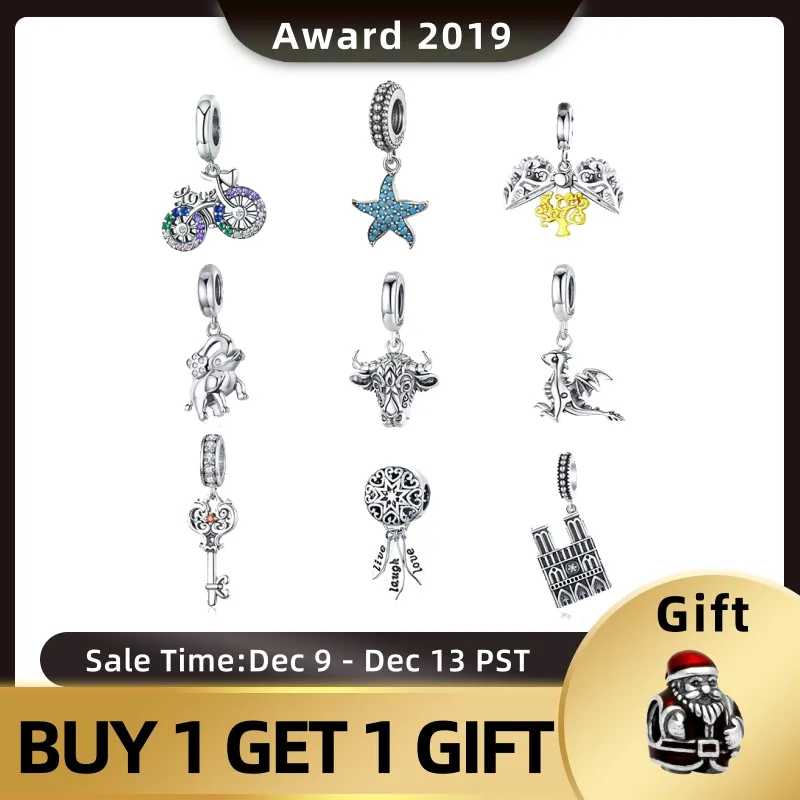 

Hot Sale Genuine 100% 925 Sterling Silver Pendant Charm Beads Fit Original Pandora Bracelet Necklace Authentic Jewelry MUM Gift