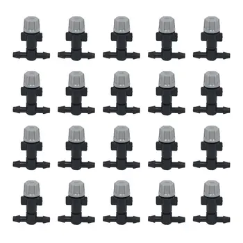 

20pcs Spray Heads Atomizing Nozzle And Tee Joints Misting Watering Irrigation Tools Greenhouse Drip Irrigation Set