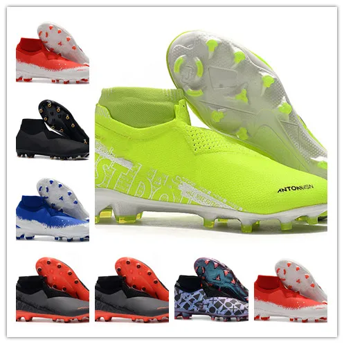 

2019 mens soccer cleats Phantom Vision Elite DF FG outdoor soccer shoes x EA Sports Phantom Vision football boots scarpe calcio