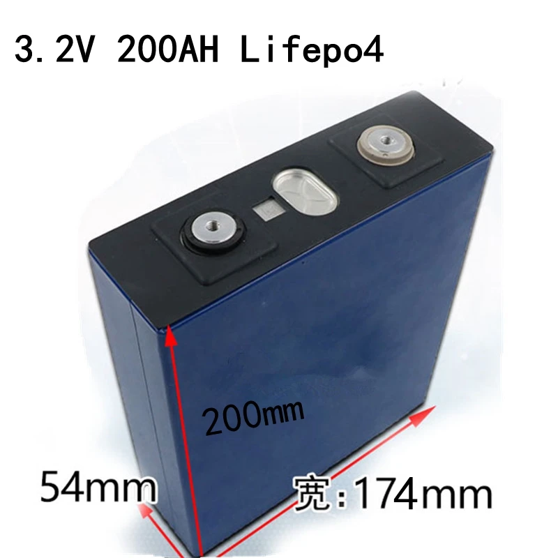 

200A 220A Lifepo4 Battery Large Capacity 3.2v Lifepo4 Large Single Lithium Battery for Electric Vehicles Solar Street Light