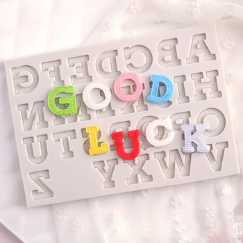 

Letter Silicone Molds Fondant Cakes Decorating Tools Silicone Molds Sugarcraft Chocolate Baking Tools For Cakes Gumpaste Form