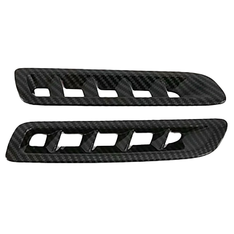 for Mazda 6 M6 Mazda6 Atenza 2019 2020 ABS Inner Upper Air Condition Vent AC Cover Trims 2Pcs Carbon Fiber | Автомобили и