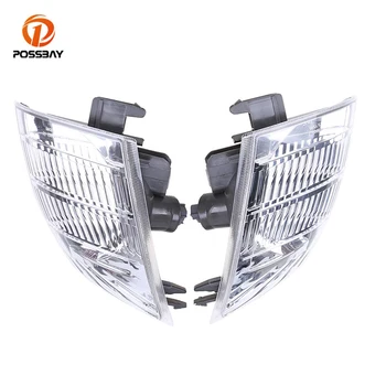

POSSBAY Car Front Fog Lamp Assembly Housing Clear Corner Lights Indicator Light Shell Car Parts for Nissan X-Trail T30 2001-2007