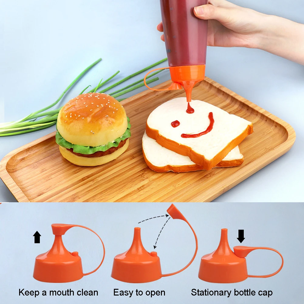 Condiment Seasoning Squeeze Bottle Dinnerware Salad Dressing Kitchen Small Oil Tomato Sauce Pointed Nozzle Durable Easy Use Jam