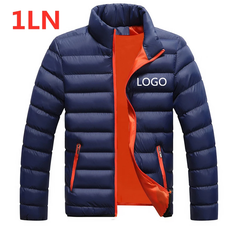 1LN модный пуховик для мужчин, зимний теплый пуховик, хлопок, на молнии, мужской светильник, Harajuku, верхняя одежда, топы, водонепроницаемый, уплотненный