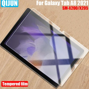 Tablet glass for Samsung Galaxy Tab A8 10 5 2021 Tempered film screen protector hardening Scratch Proof Clear for SM-X200 X205 tanie i dobre opinie CN(Origin) 1 Pack Tempered Glass Samsung Galaxy Tab A8 10 5 2021 (SM-X200 X205)