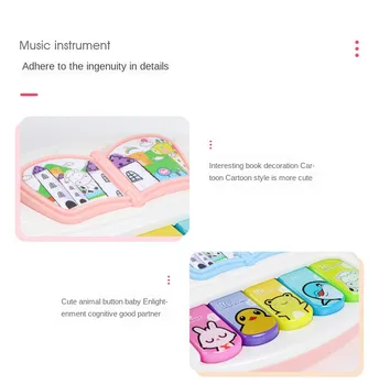Baby Toys Rotating Music Piano with Light Sound 12 to24 Months Educational Toys Animals Sounding Keyboard Kids Playing Type Gift 5