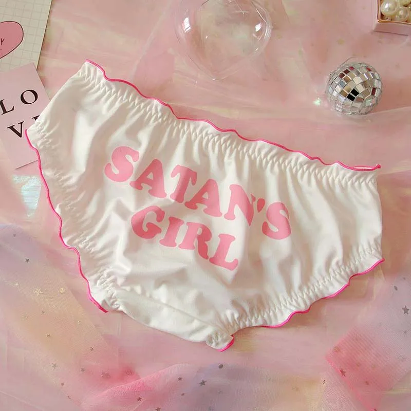 Нижнее белье принцессы в стиле сладкой Лолиты милая розовая девушка с принтом