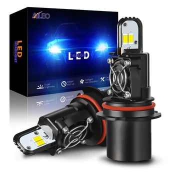 

AILEO 1:1 Mini Car Headlight Bulb 9007 LED 9004 HB5 LED HB1 Super Bright Hi/Lo Beam 6000K CSP Chip 14000LM For Ford Nissan Dodge