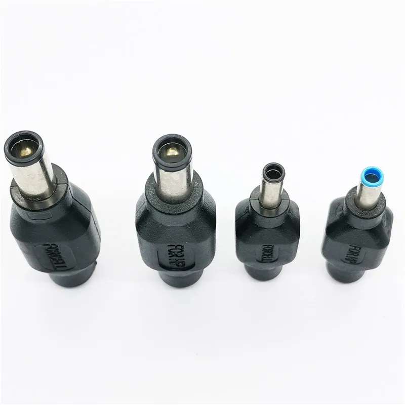 HP 델 노트북용 DC 수 전원 플러그 잭 어댑터 커넥터 어댑터 플러그, DC5.5 x 2.1mm 암에서 4.5x3.0mm, 7.4x5.0mm, 1 개