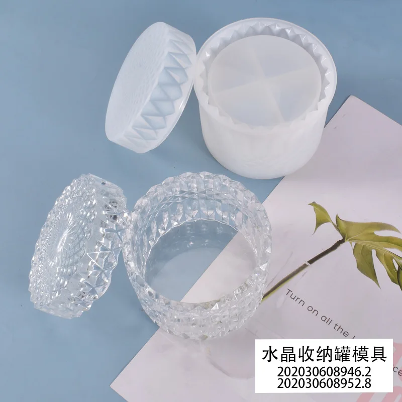 

Crystal storage tank Mold Storage Box For Jewelry Box Mold Jewelry Making Tools Gift Box Silicone Mold
