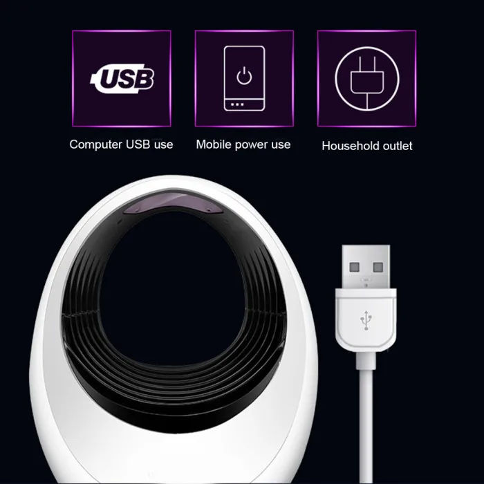 Противомоскитная убийца USB москитная убийца лампа фотокатализатор бесшумный дом светодиодный ловушка для насекомых без излучения ALI88