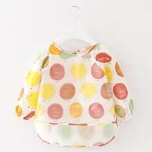 Bavoirs imperméables pour bébés, tablier pour filles, à manches longues, Anti dressing, vêtements alimentaires, printemps et automne