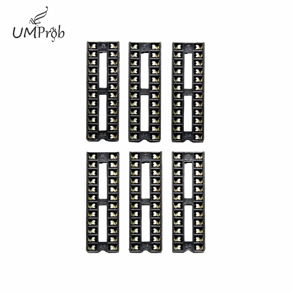 66 шт./лот DIP IC розетки адаптер тип пайки комплект розеток 6 8 14 16 18 20 24 28 Pin для arduino PCB