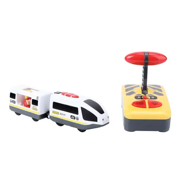 Electric Train toy Children Funny RC Electric Train Model Toy Educational Toy for Kids Children (No Battery) 1