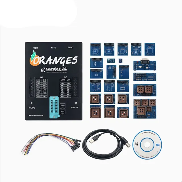 Orange 5 Programmer Professional Device Memory & Microcontroller Full Set
