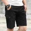 Summer White Multi-pocket Shorts Men's Working Casual Knee Length Pants Trend Loose Large Size Straight Pants ► Photo 3/5