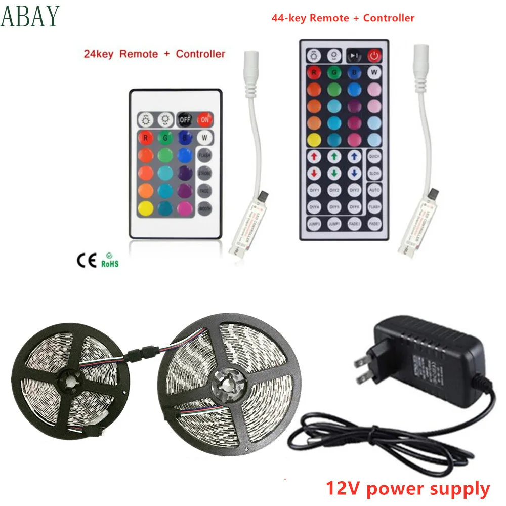 WIFI RGB luces светодиодный светильник с полосками s 12 В 5050 SMD tira de гибкий