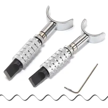 

Stainless Steel Leather Cutting Tool With Swivel Knife 360 Degree Rotate Adjustable Leather Cutter Multifunctional Hand Tools