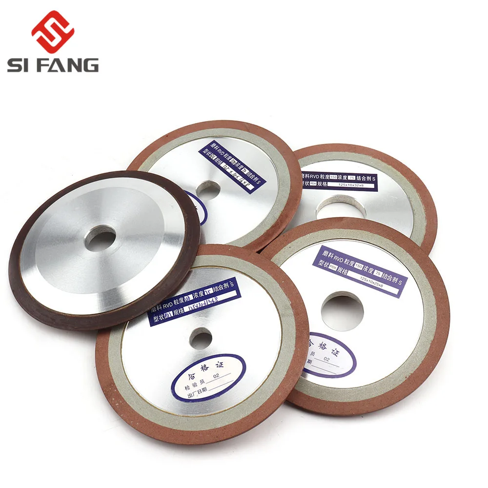 125/150/180/200MM Diamond Grinding Wheel Resin Bonded Disc Grinder Cutter for Milling Cutter Power Abrasive