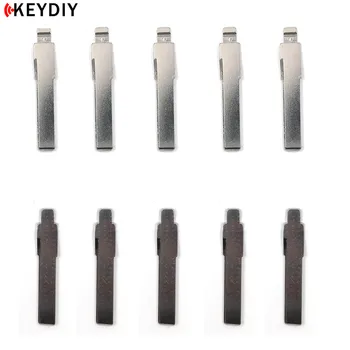 

KEYDIY 10 pcs/lot Metal Blank Uncut Flip KD Remote Car Key Blade Type #42 for Zhonghua