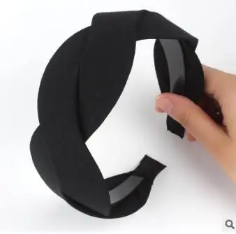 50 шт/Партия DIY Простые мульти ткани ручной вязки широкие повязки волнистые повязки для волос Инструменты для укладки аксессуар HA1273 - Цвет: 3