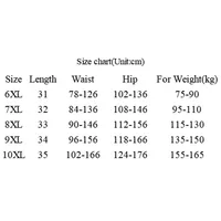 165Kg Plus Size Women's Summer Modal High Waist Safety Shorts 6XL 7XL 8XL 9XL 10XL Leggings Anti-Empty Shorts Black White - Image 6