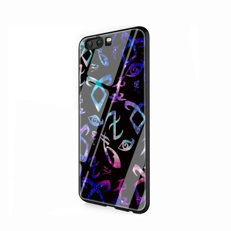 EWAU shadowhunter чехол из закаленного стекла для телефона для huawei Y6 Y9 mate 20 Honor 7A 8X9 10 Lite Pro - Цвет: G1