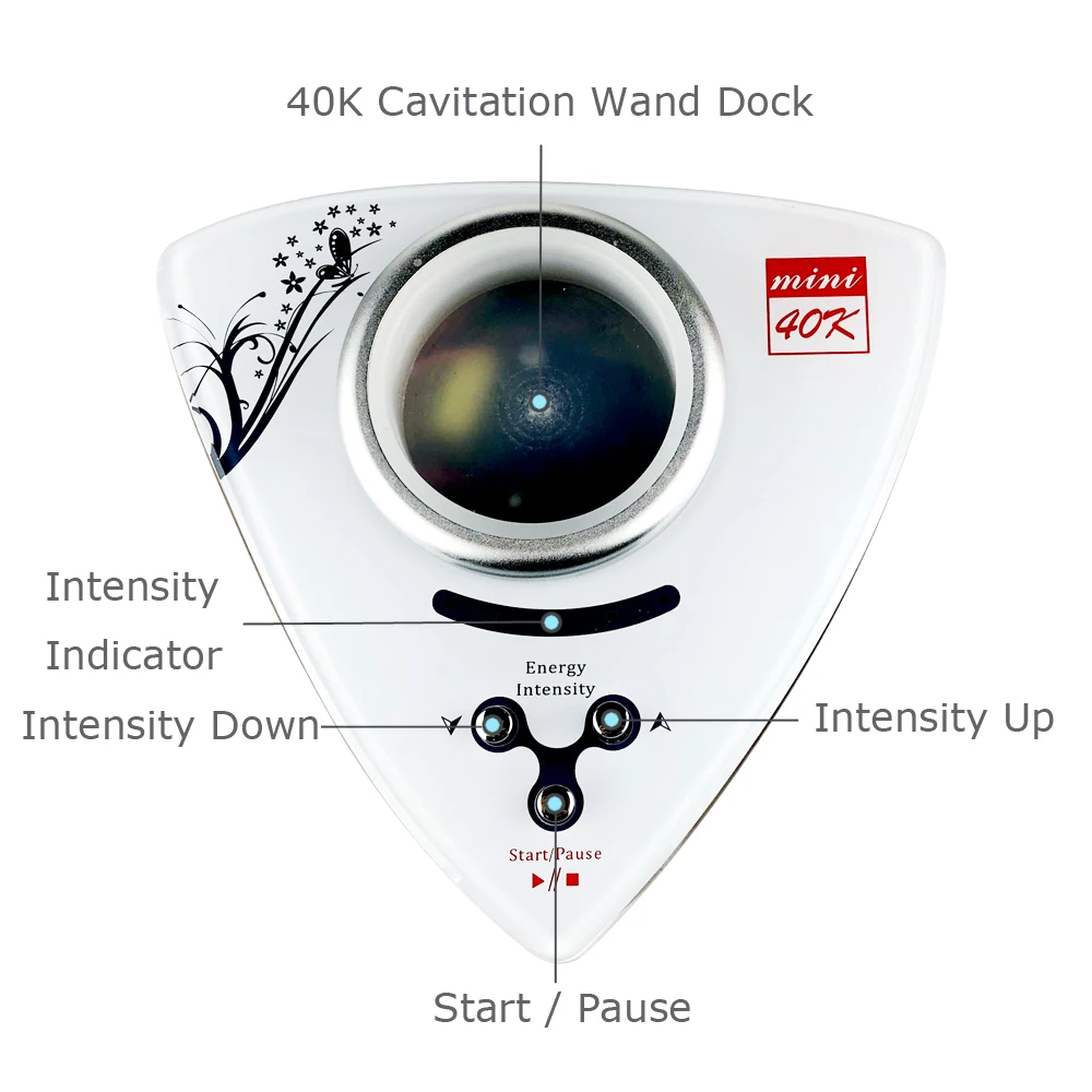 Mini 40K Cavitation Body Slimming Anti Cellulite Weight Loss Ultrasonic Lipo Reducer Machine Home use Beauty Tools Fat Reduction
