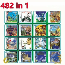 482 In 1 Video Games Cartridge Card Compilation All In pokmo Cards Game Collectible Gift Children Toy English French Spanish