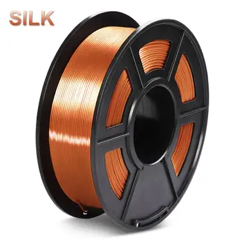 

PLA Silk Filament 1kg 1.75mm Smooth Copper Silk Texture 3D Printing Filament for FDM 3D Printer Material for DIY Artwork Print