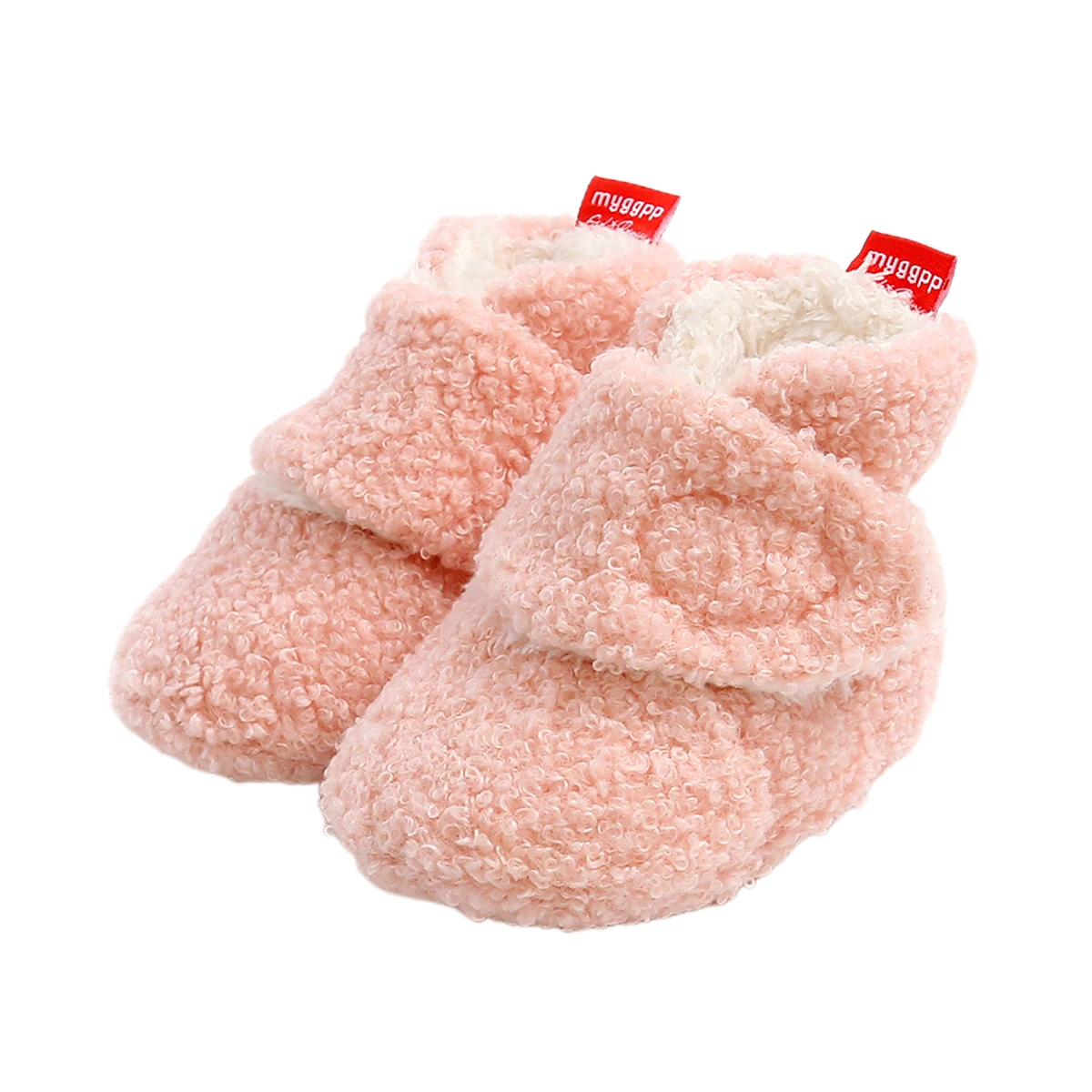 

Toddler Baby Winter Warm Cozy Fleece Booties Unisex Infant Slippers Crib Shoes with Non Slip Bottom for Boys Girls 0-18M