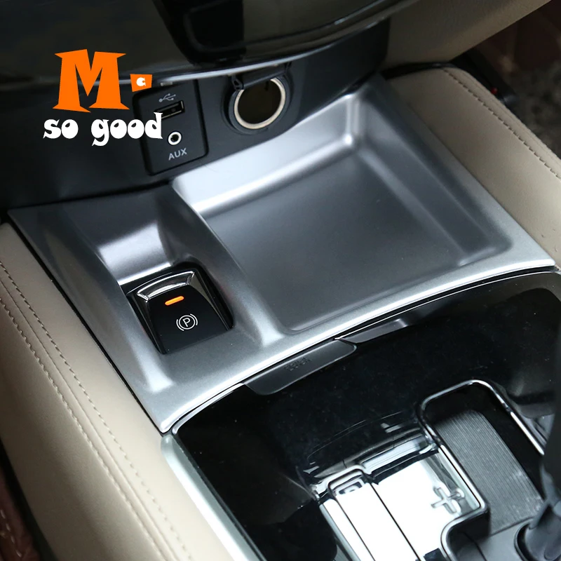 

2014 2015 2016 2017 2018 For Nissan X-Trail X Trail Rogue T32 Car gear shift knob frame panel cover trim ABS Matte Accessories